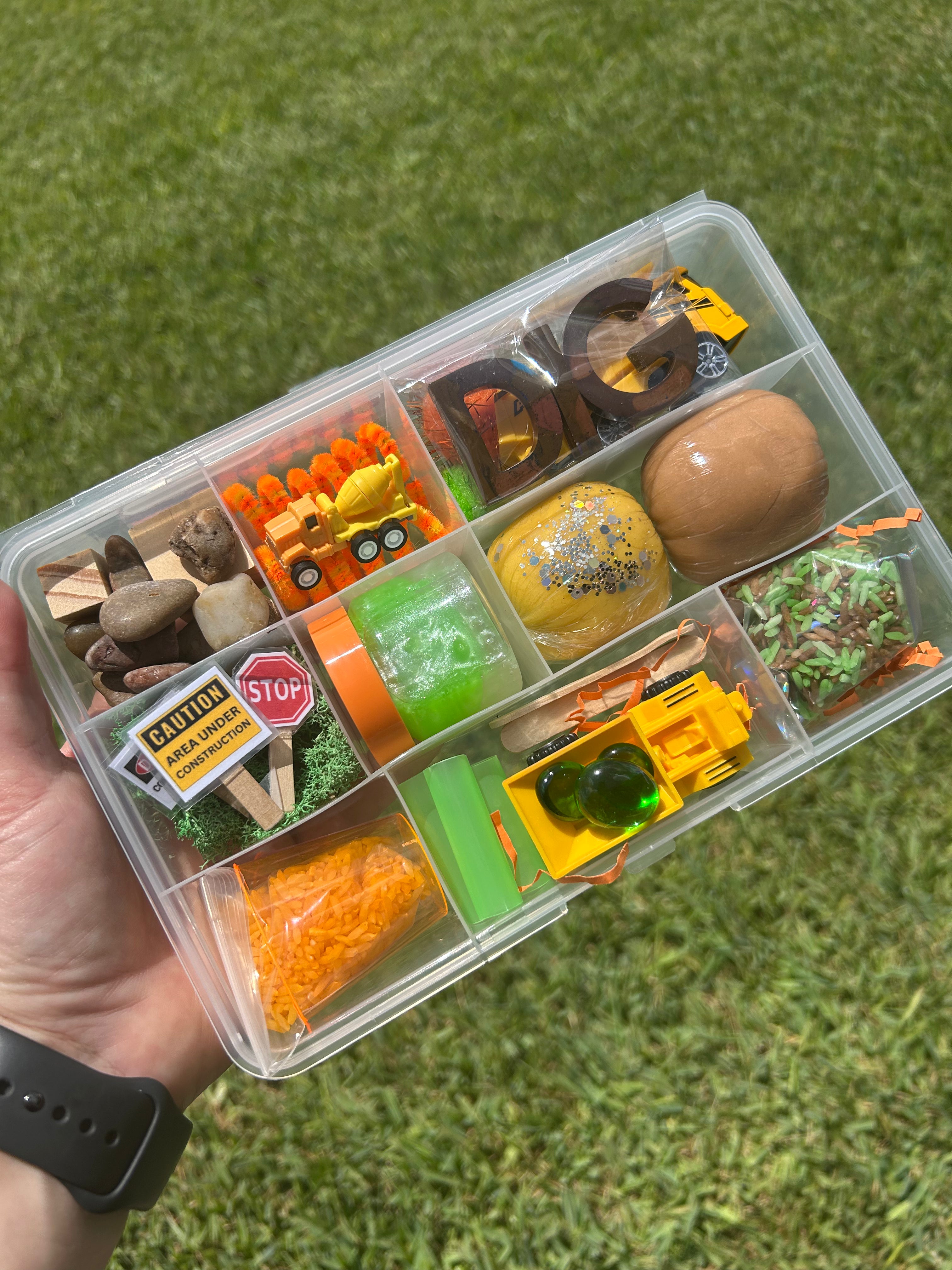 Busy Box Sensory Play