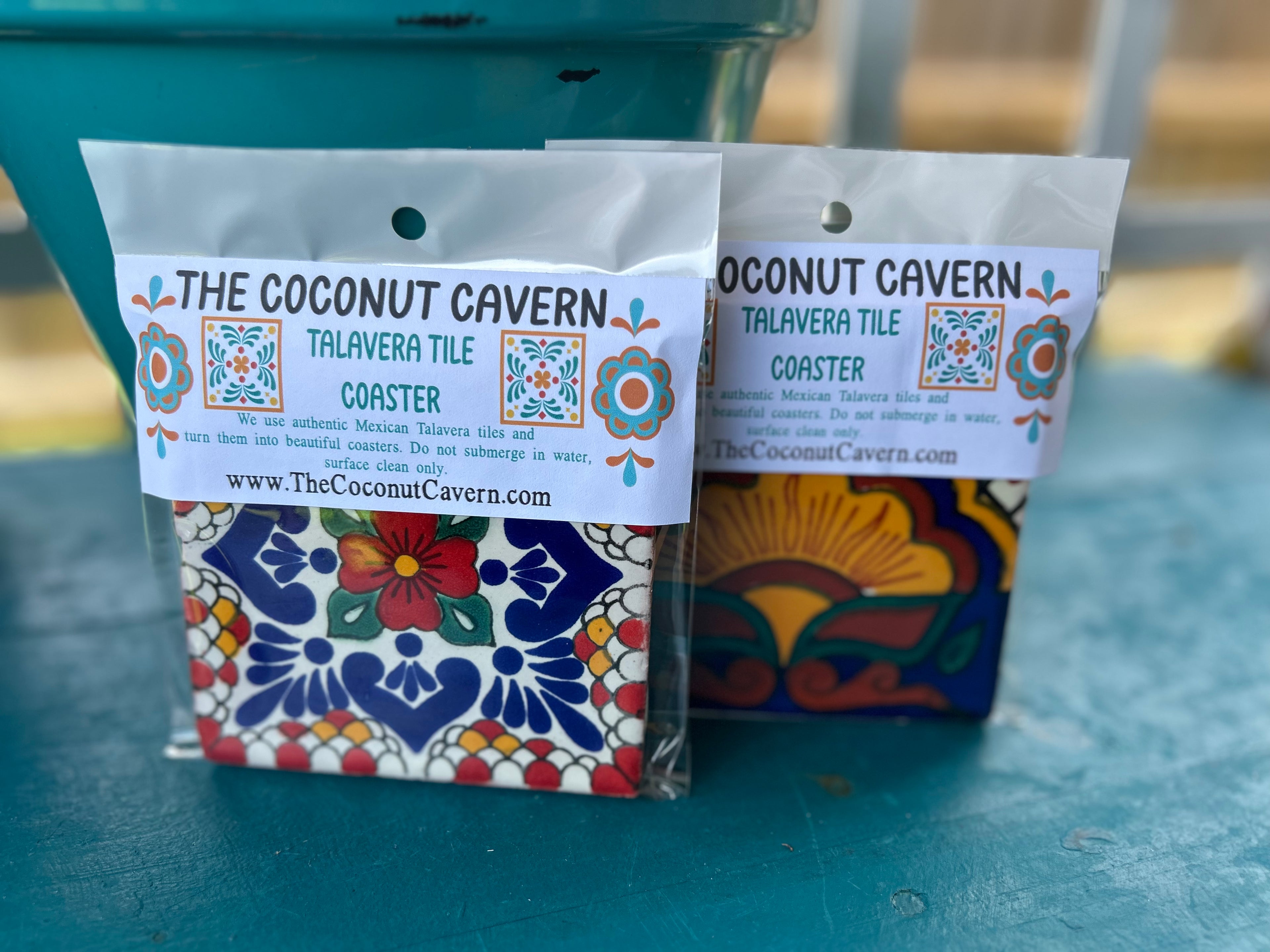 4-Pack Talavera Coaster Set