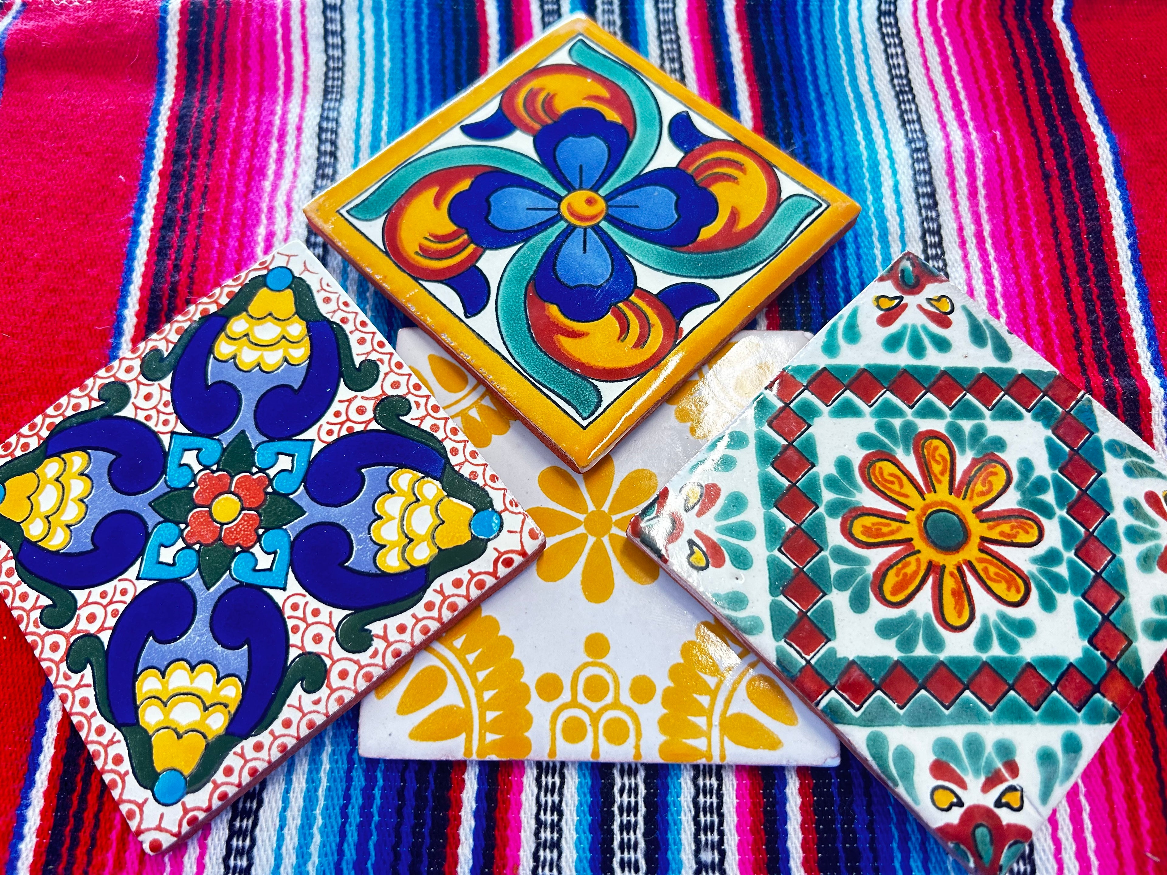 4-Pack Talavera Coaster Set