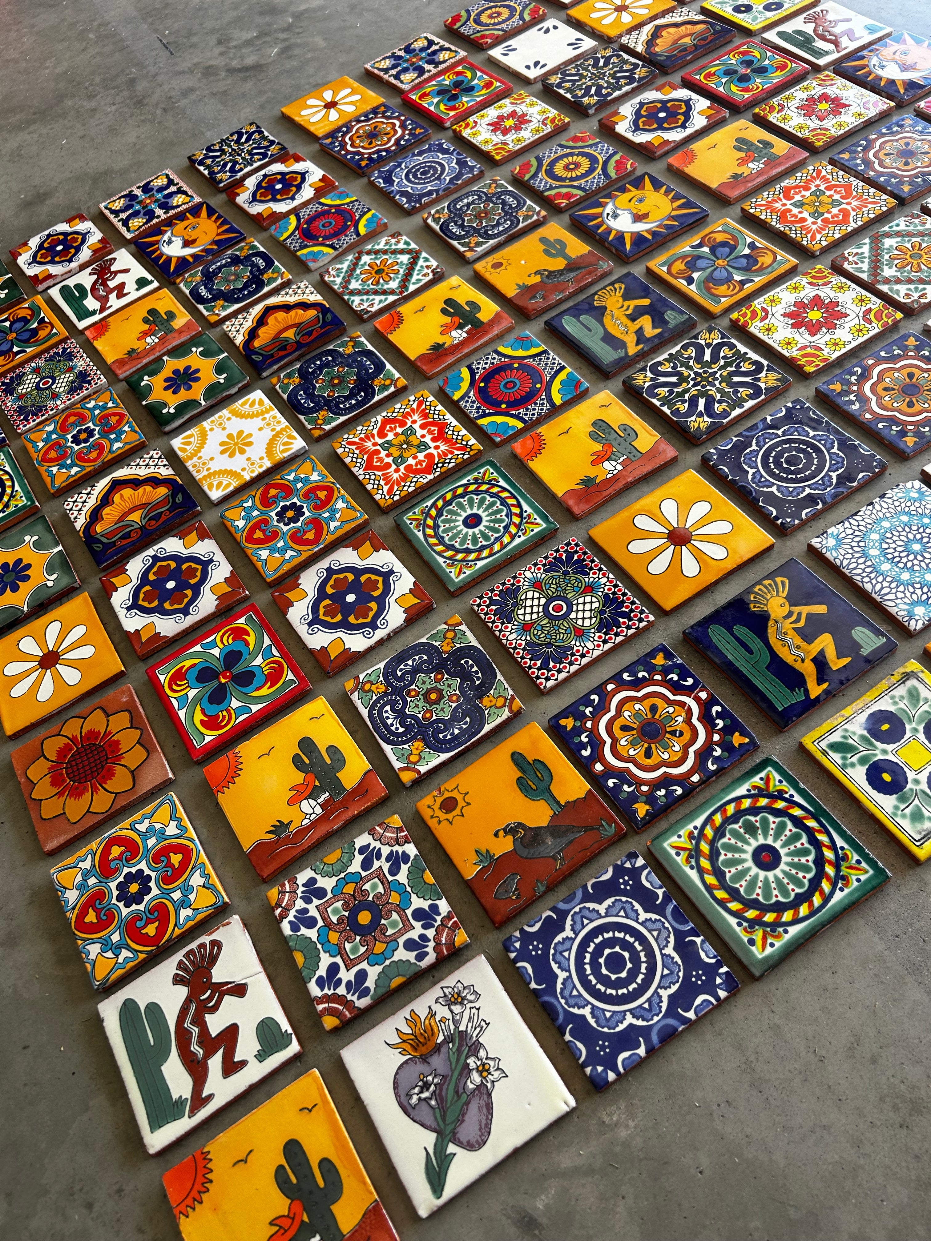 4-Pack Talavera Coaster Set