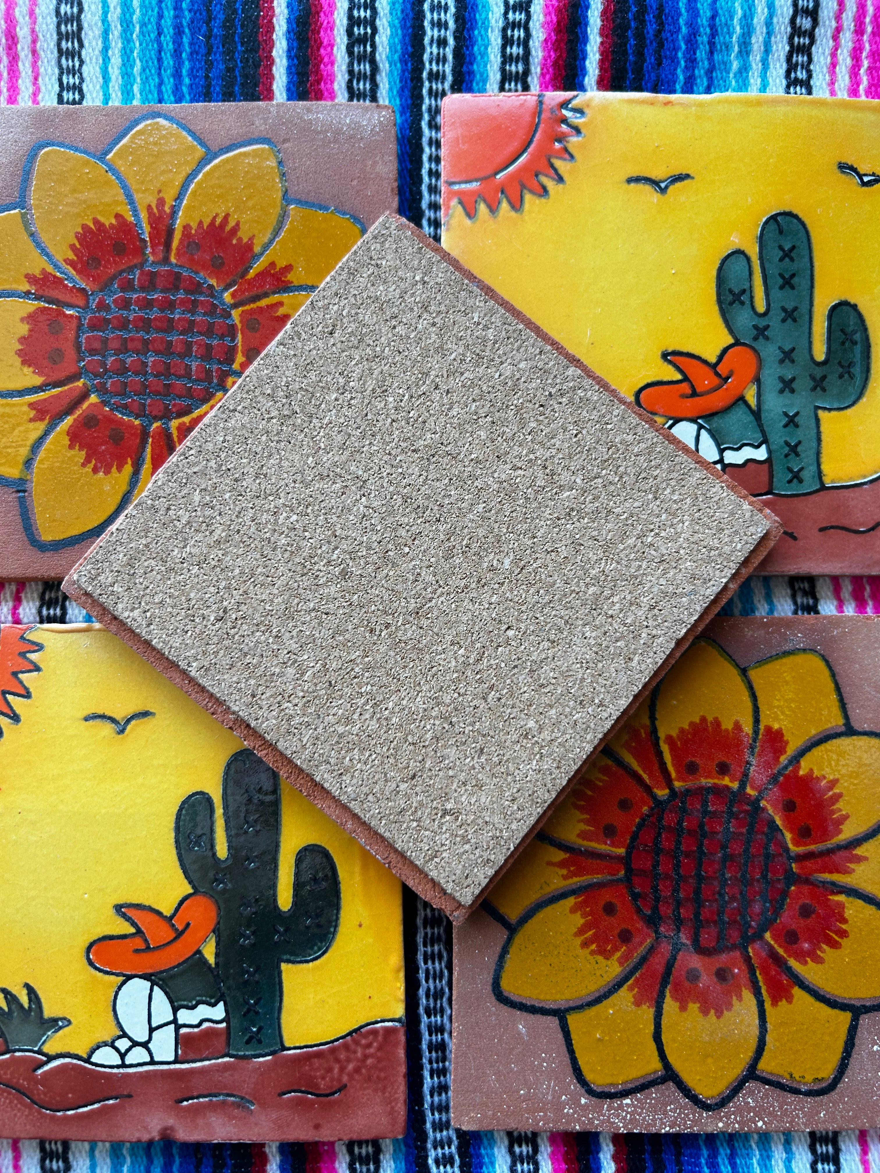 4-Pack Talavera Coaster Set
