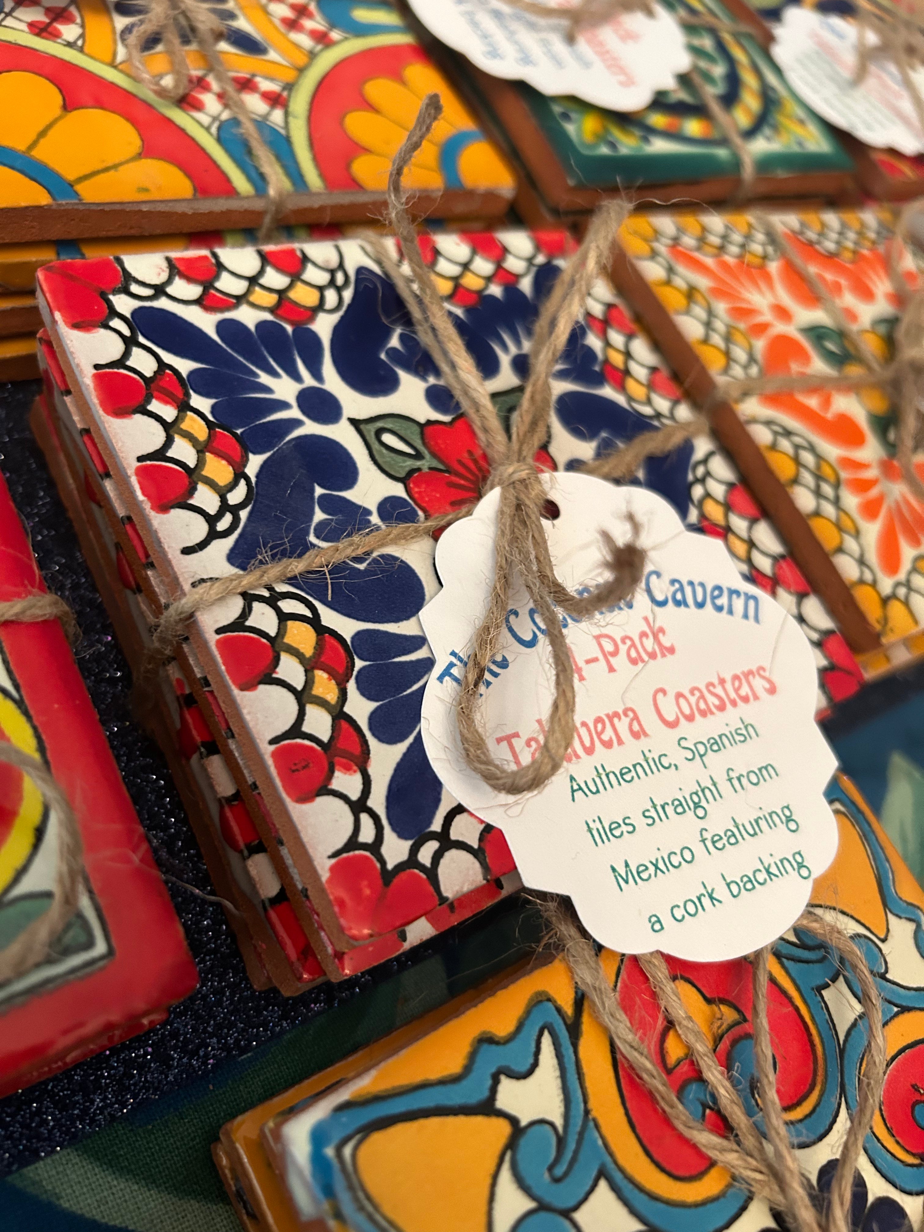 4-Pack Talavera Coaster Set
