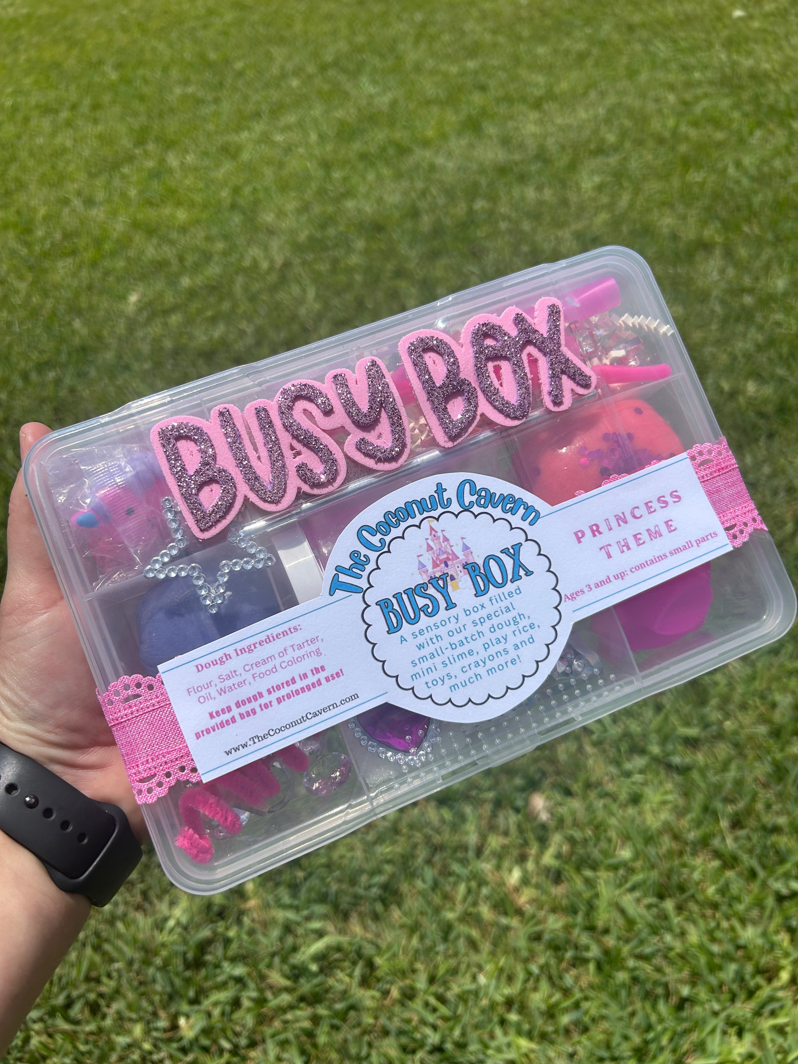 Busy Box Sensory Play