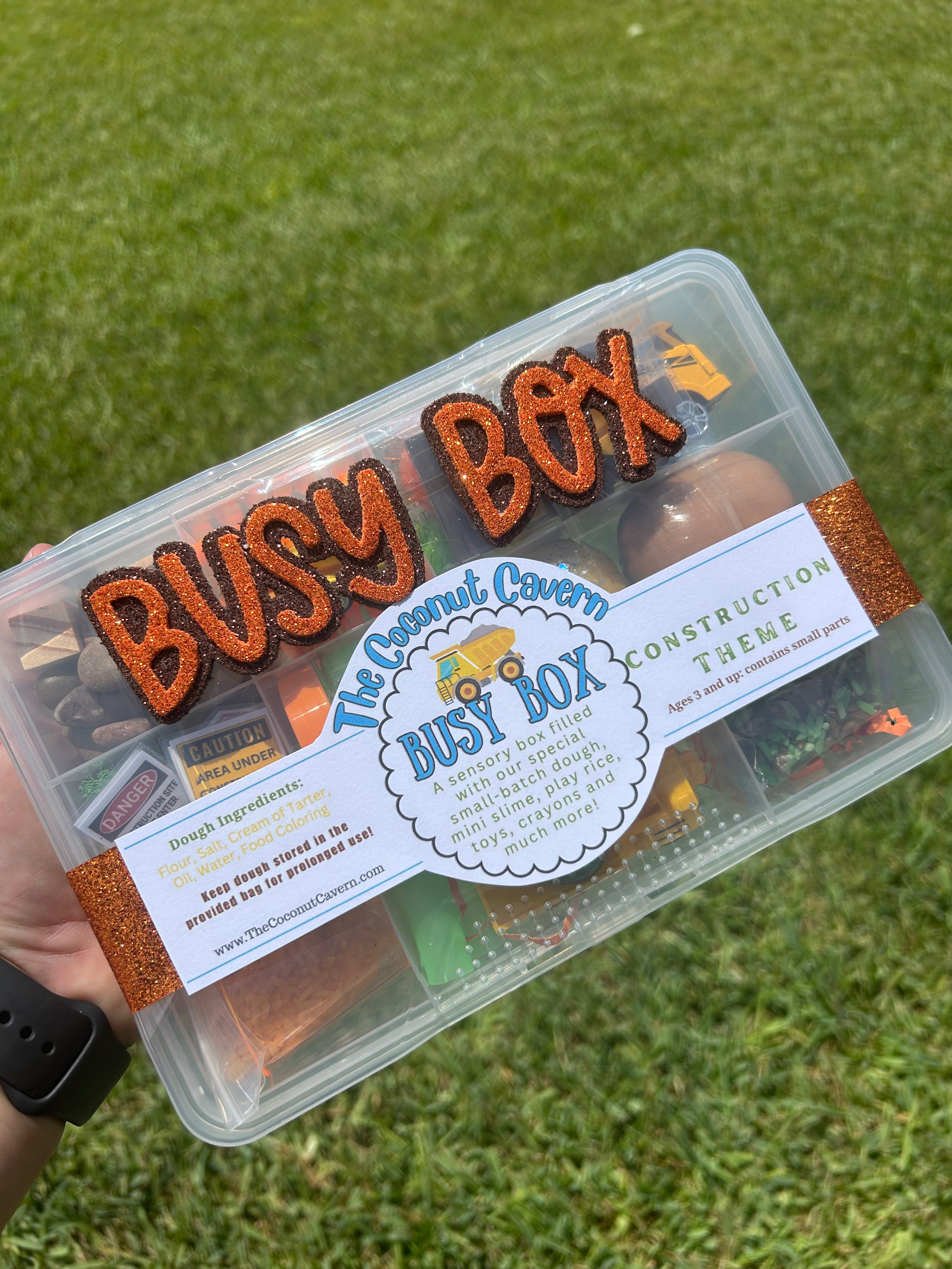 Busy Box Sensory Play