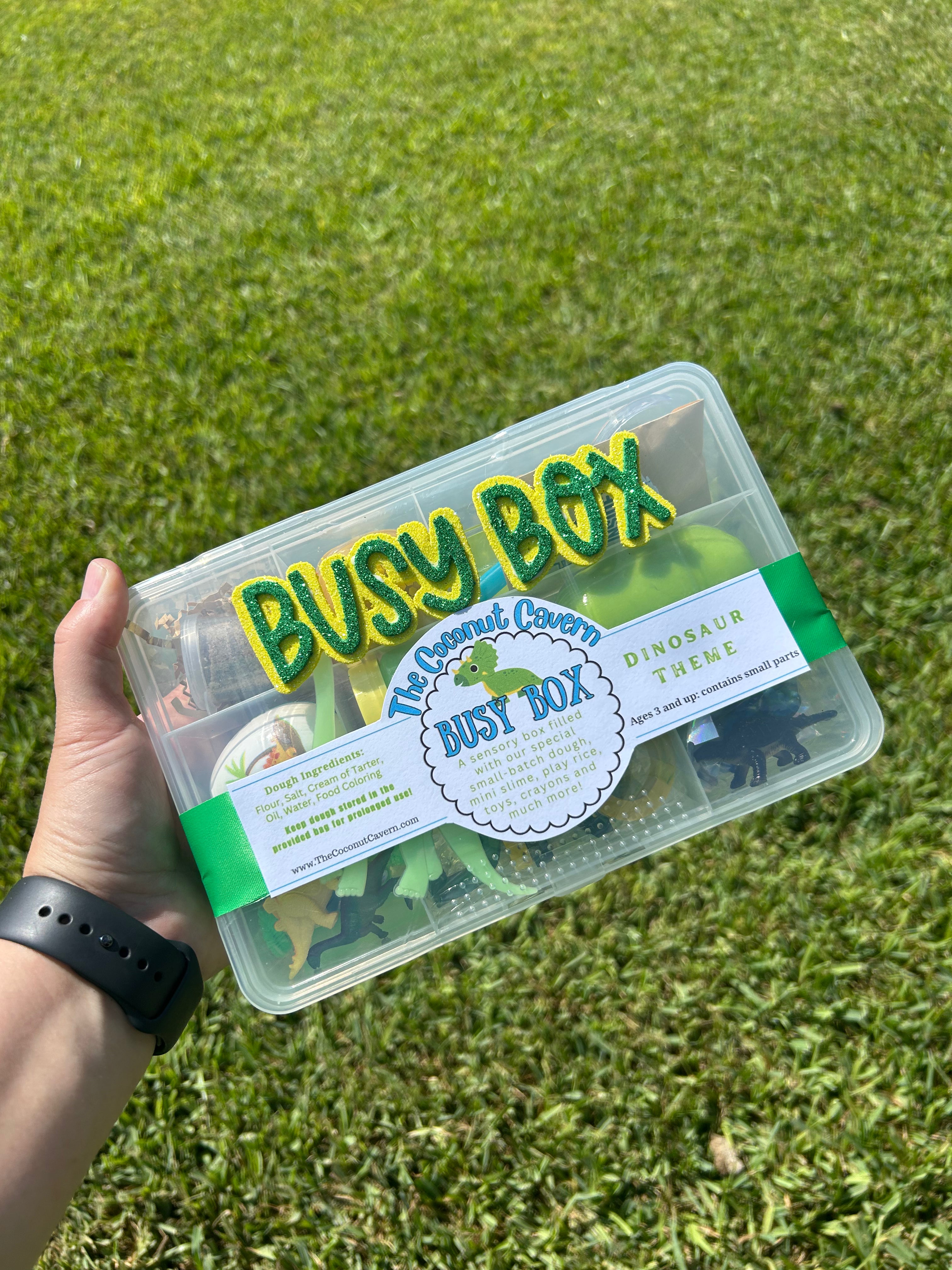 Busy Box Sensory Play