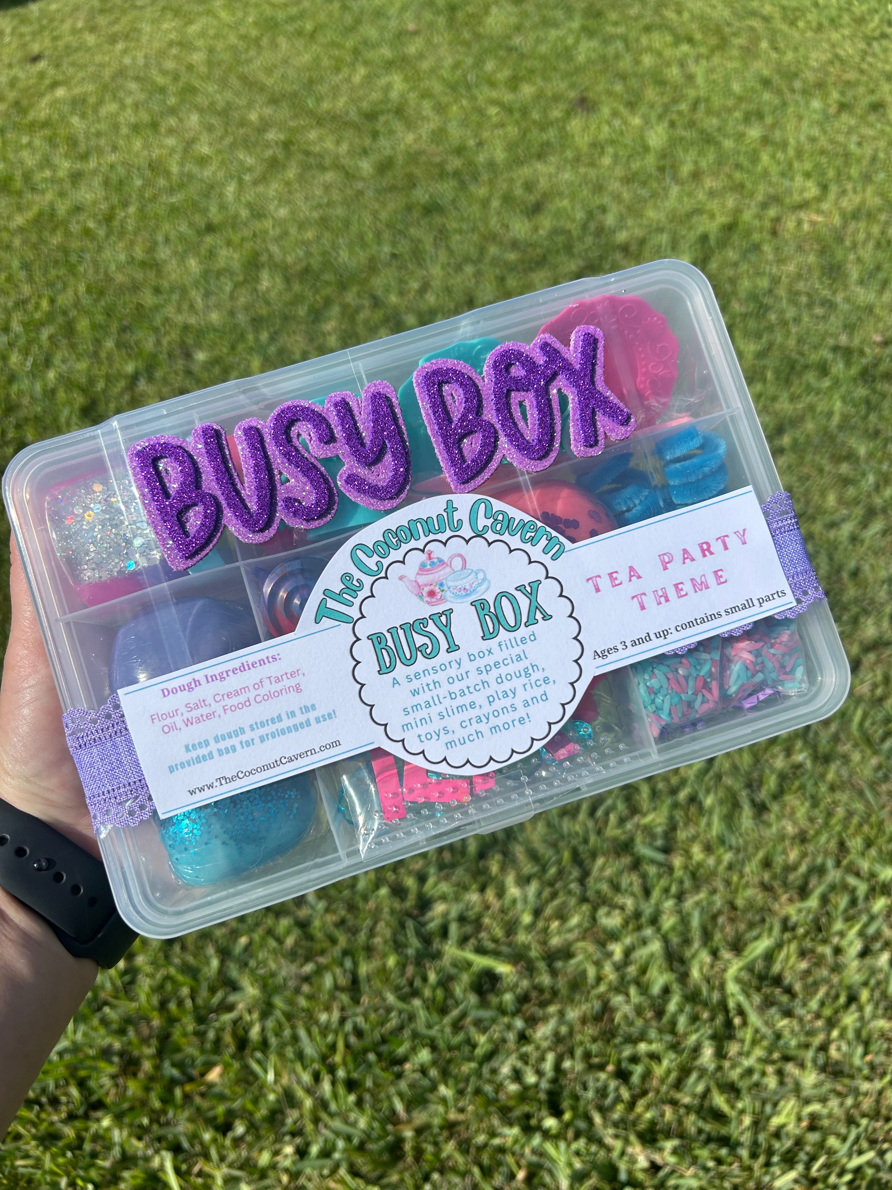 Busy Box Sensory Play
