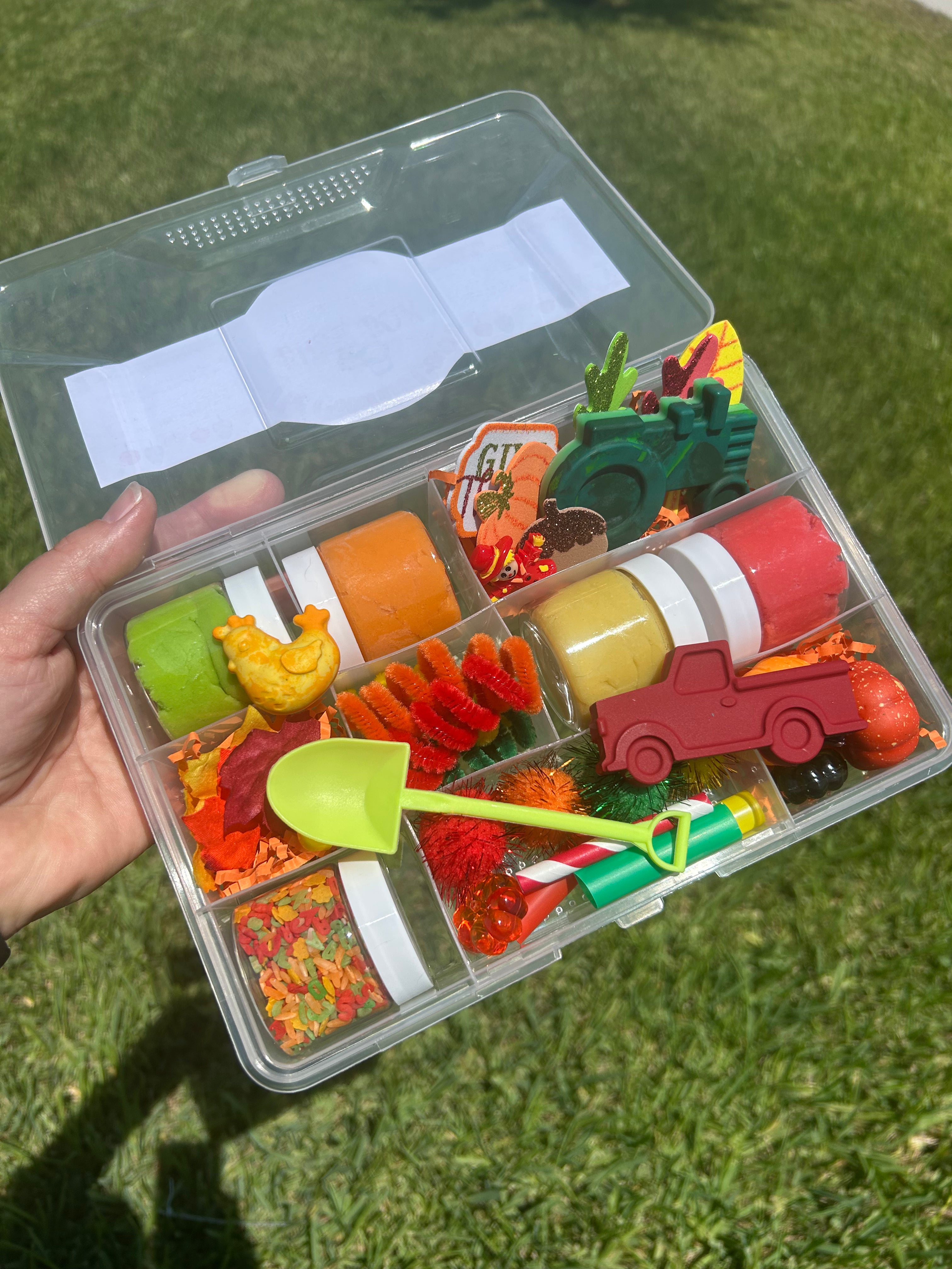 Busy Box Sensory Play
